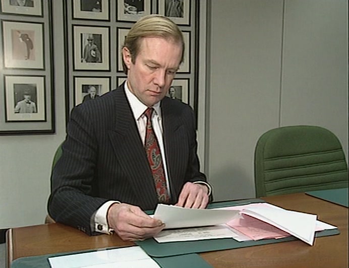 THIS WAS THE MOMENT PETER LILLEY REALISED HE WAS IN TROUBLE. 