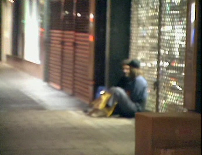 THE CLAMPS ENSURE THAT ANY HOMELESS CAUSING A BLOCKAGE STAY PUT WHEN THEY WAKE UP. 