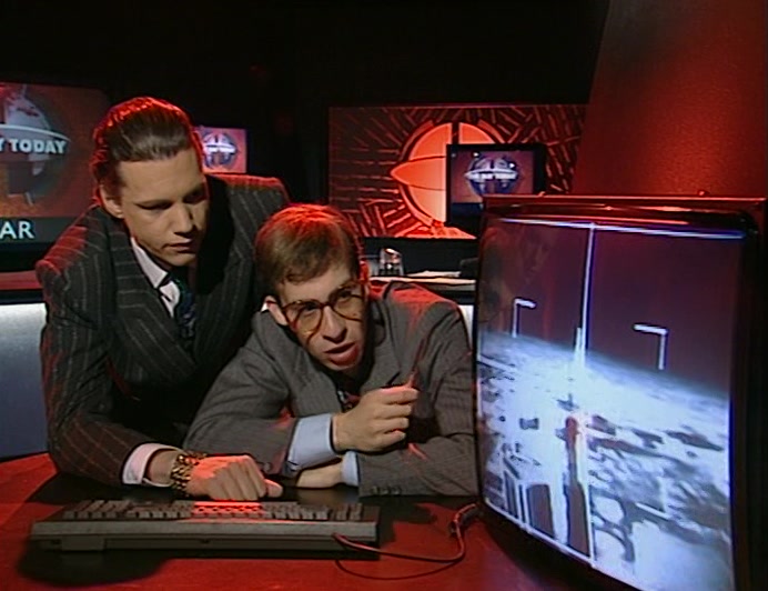 WELL, CHRIS, THERE'S THE MISSILE, TRYING TO LOCATE THE TARGET IT'S AIMED AT. 