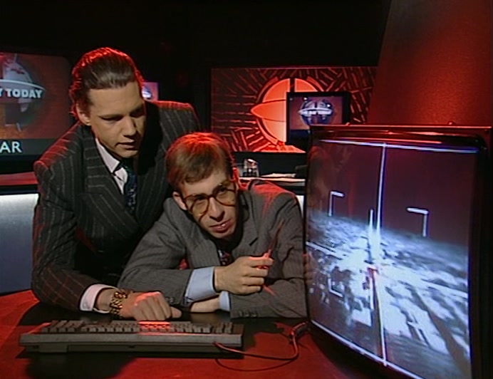 WELL, CHRIS, THERE'S THE MISSILE, TRYING TO LOCATE THE TARGET IT'S AIMED AT. 