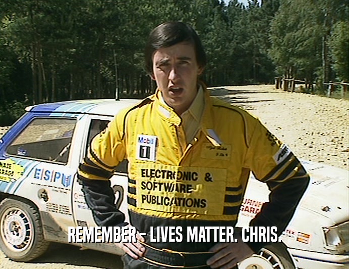 REMEMBER - LIVES MATTER. CHRIS.
  