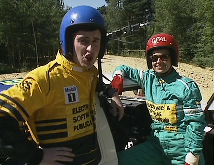HI. YOU JOIN ME WITH SUSIE HERPER,
 ONE OF THIS BRITAIN'S TOP LADY RALLY DRIVERS.
 