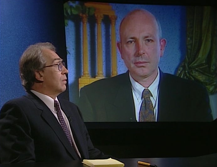 GOOD! HE'S HERE VIA SATELLITE.  