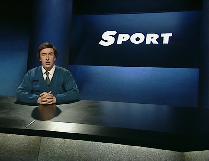 I'M ALAN PARTRIDGE. HELLO. RALLY DRIVING.  