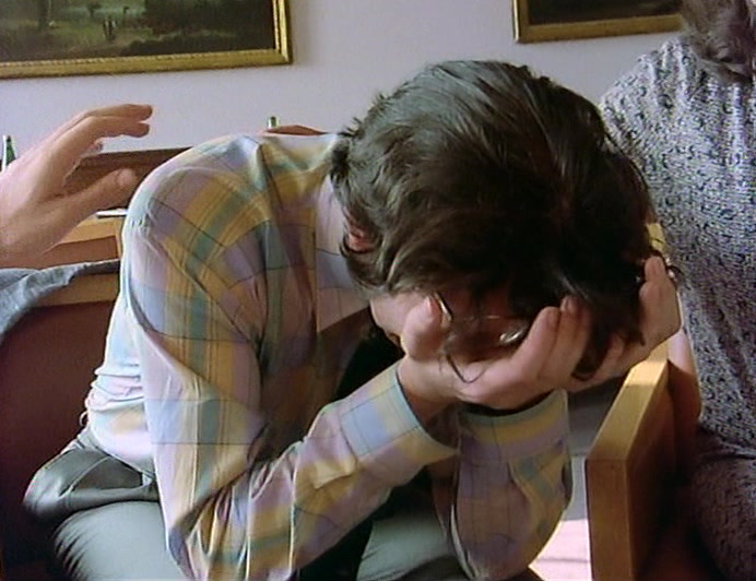 THAT'S GOOD, JOHN. HELP HIM ONTO THE CARPET.  