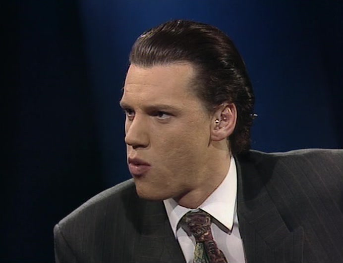YOU KNOW WHAT I'M TALKING ABOUT. IT'S JUST ABOVE YOUR RIGHT EYE. 