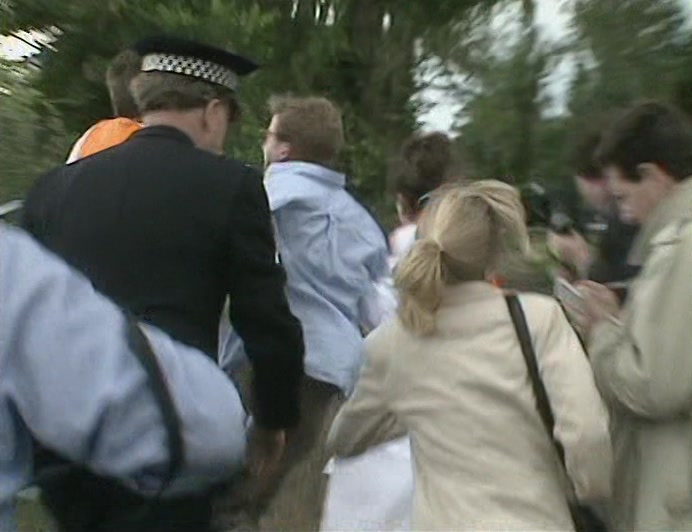 THE COMMUTERS ARE SPLIT INTO TWO FACTIONS,  