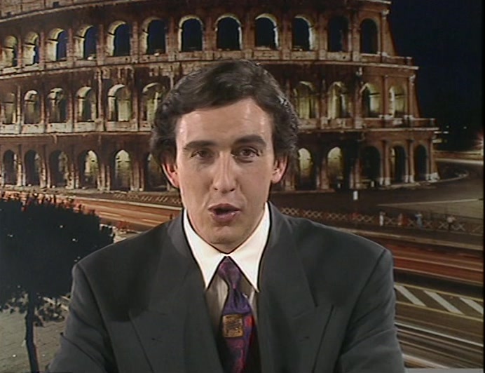 THAT'S THE WAY THE WORLD IS TODAY FROM ROME.  