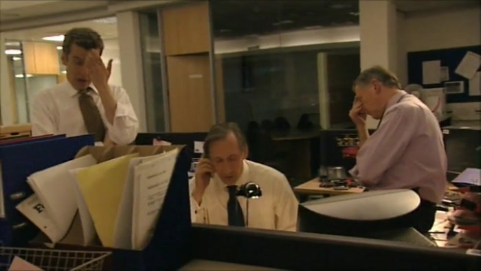 - AND AT THAT PRESS CONFERENCE... - (VACUUM WHIRRING) 