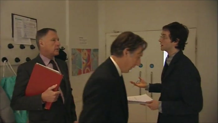 HE'S GONNA LOOK RIDICULOUS ON THE SIX O'CLOCK NEWS SAYING, ''HELLO, BOYS AND GIRLS.'' 