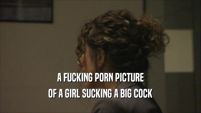 A FUCKING PORN PICTURE OF A GIRL SUCKING A BIG COCK 