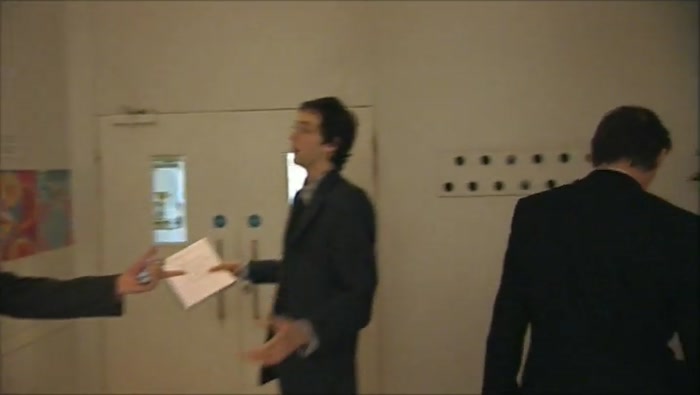 HE'S GONNA LOOK RIDICULOUS ON THE SIX O'CLOCK NEWS SAYING, ''HELLO, BOYS AND GIRLS.'' 