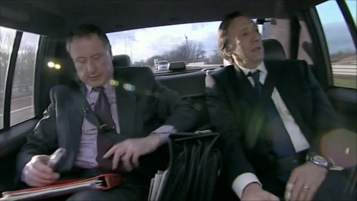 - THE WORLD AT ONE. THIS IS NICK CLARKE... - WELL, YOU CAN FUCK OFF FOR A START. 