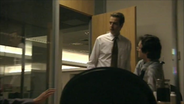 I LIKE THE HAIR, NICE LITTLE CORKSCREWS. HOW'S IT GOING? 