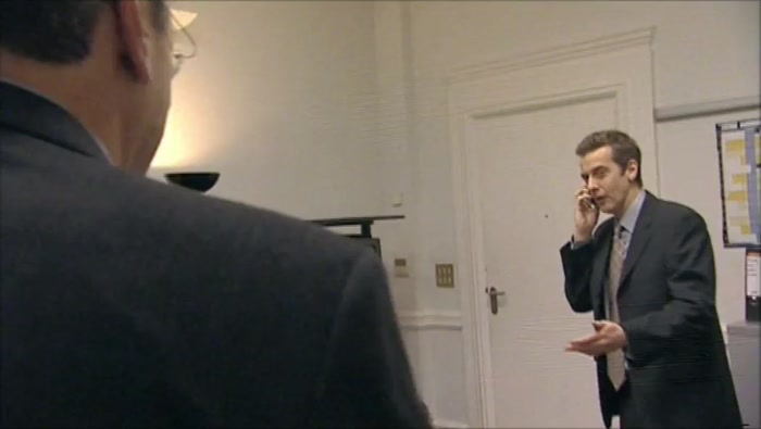 ALL RIGHT. GOT TO GO. MINISTER'S JUST WALKED IN.  