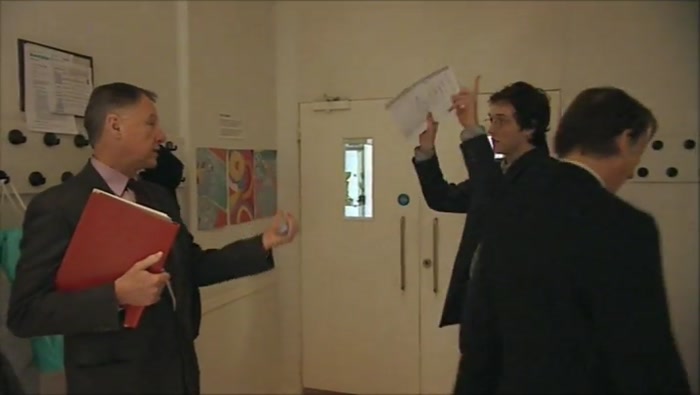 HE'S GONNA LOOK RIDICULOUS ON THE SIX O'CLOCK NEWS SAYING, ''HELLO, BOYS AND GIRLS.'' 