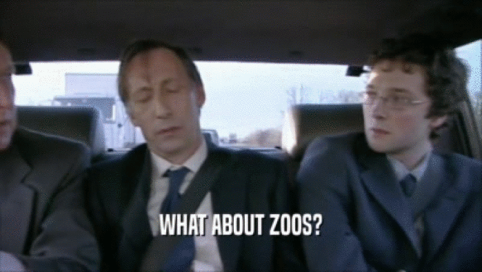 WHAT ABOUT ZOOS?
  
