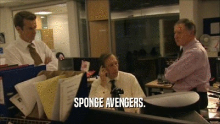 SPONGE AVENGERS.  