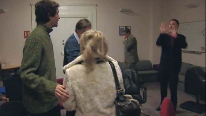 (GLENN) OLLY. (HUGH) SORRY IF I UPSET YOU. 