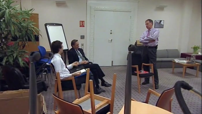 SO, ERM, ESSENTIALLY THIS IS JUST US AGAIN BUT IN A BIGGER ROOM, ISN'T IT? 
