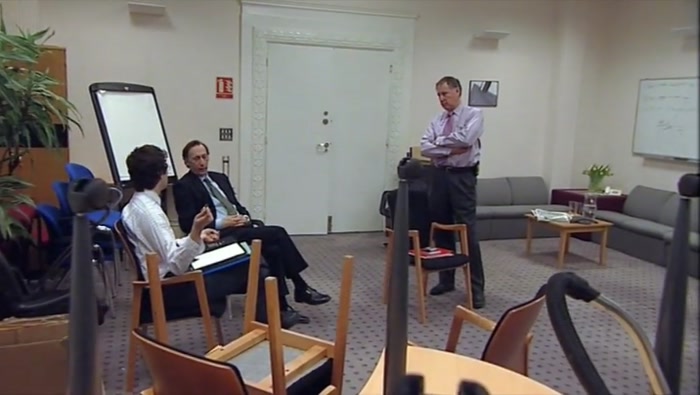 - AND WITHOUT TERRI. - YEAH, I'VE BLOCK-BOOKED 14 MEETING ROOMS. 