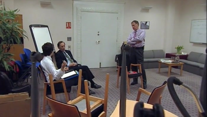 SO, ERM, ESSENTIALLY THIS IS JUST US AGAIN BUT IN A BIGGER ROOM, ISN'T IT? 