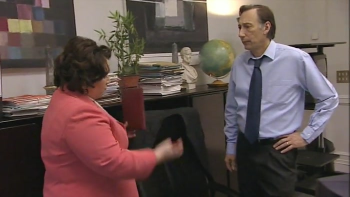 - YEAH. - JUST, YOU KNOW, SITTING DOWN. 