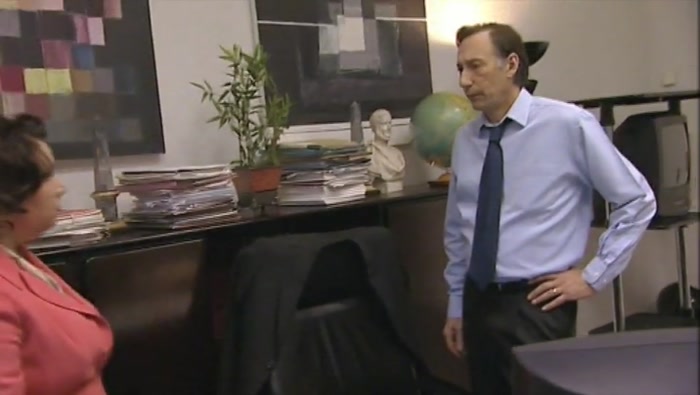 - YEAH. - JUST, YOU KNOW, SITTING DOWN. 