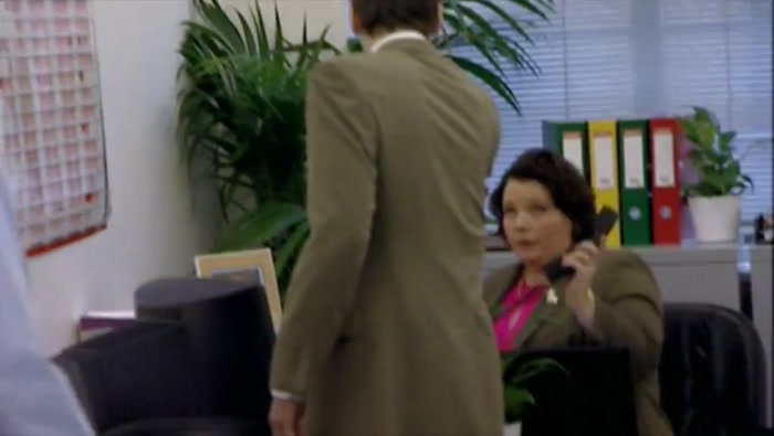 - (HUGH) WE SHOULD GET HER IN. - GET ON TO HEANEY'S EDITOR. 