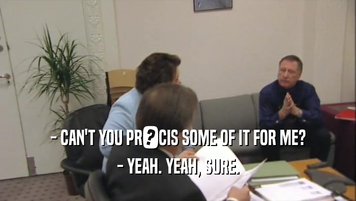 - CAN'T YOU PR
