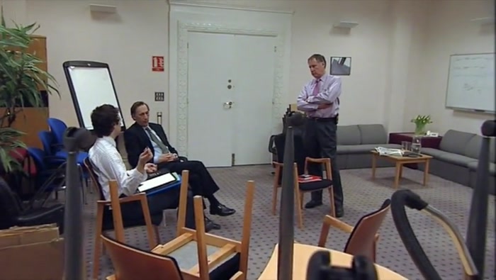 - AND WITHOUT TERRI. - YEAH, I'VE BLOCK-BOOKED 14 MEETING ROOMS. 