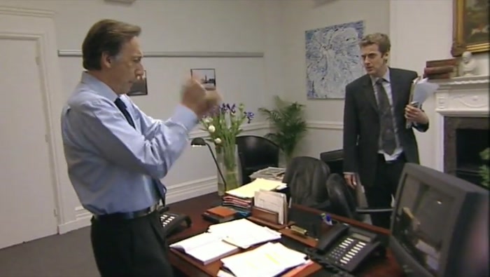 - (IMITATES EASTENDERS DRUMS, GETS IT WRONG) - WHAT? 