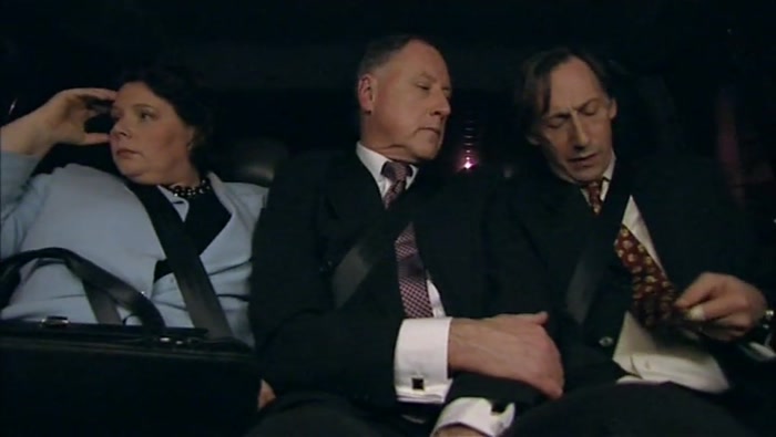 - IS THIS TIE ALL RIGHT? - IT'S FINE. 