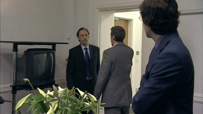 NO, HE WAS ALREADY THERE WHEN I GOT THERE, HE WAS TALKING TO HER. 