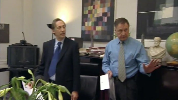 - I'VE GOT SQUASH WITH PETE FROM THE TREASURY. - (ALL) OOH! 