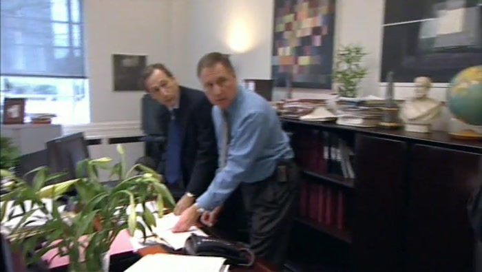 - HELLO MALCOLM. - (LOUDLY DAN. HOW YOU DOING.? 