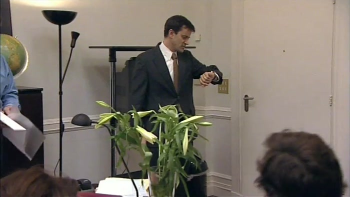 - I'VE GOT SQUASH WITH PETE FROM THE TREASURY. - (ALL) OOH! 