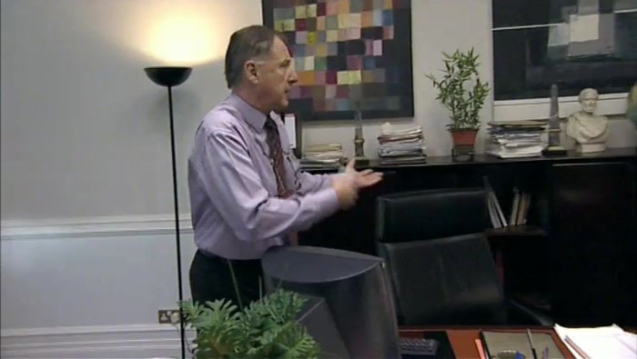 WE SAY, ''FUCK OFF, HE'S SELLING IT,'' THEY GO AWAY AND HUGH HAS A PLACE IN TOWN. 