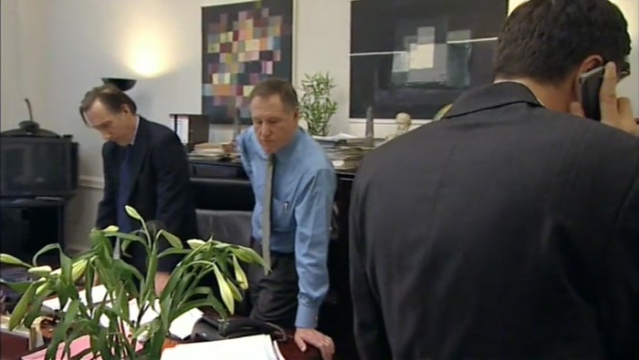 OH, HANG ON, LISTEN I'VE GOT TO GO, I'VE GOT TOM ON THE OTHER LINE. 