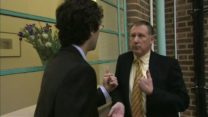 - I'M HAVING AN ACADEMIC DISCUSSION. - NO. I'M HAVING A REAL DISCUSSION WITH YOU. 