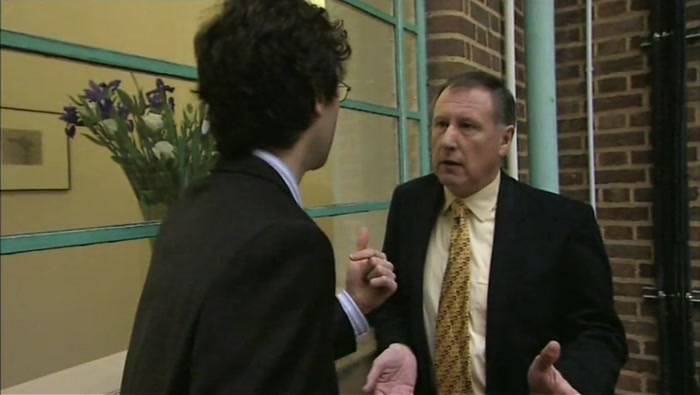 - I'M HAVING AN ACADEMIC DISCUSSION. - NO. I'M HAVING A REAL DISCUSSION WITH YOU. 