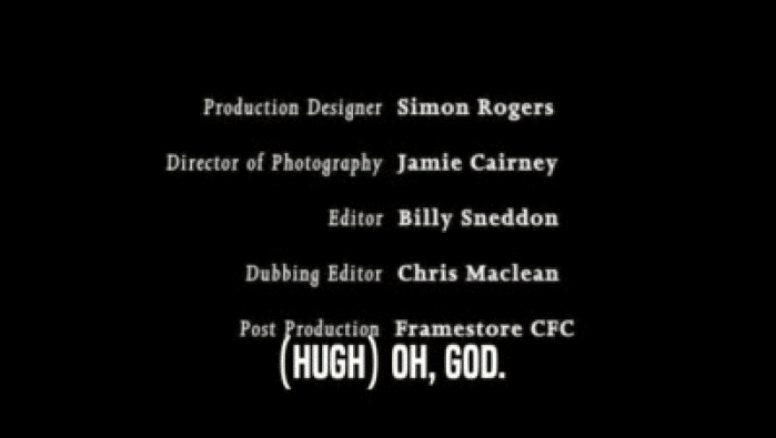 (HUGH) OH, GOD.  
