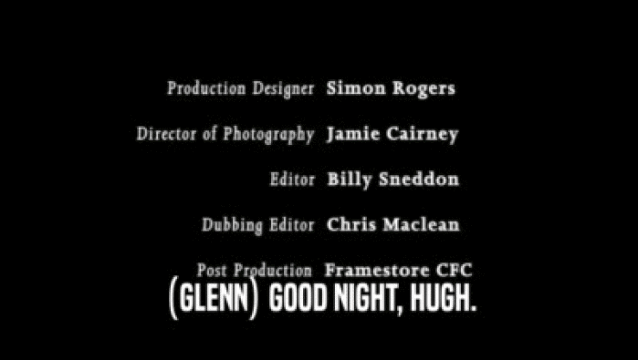 (GLENN) GOOD NIGHT, HUGH.  