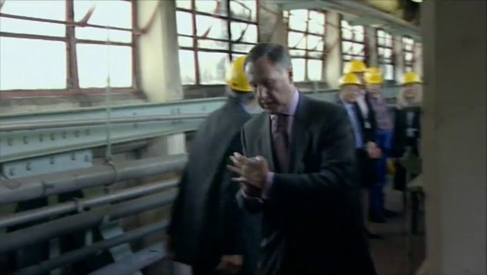 - OH, RIGHT. - WHAT A GREAT PLACE. I LOVE THIS BLOODY FACTORY. 