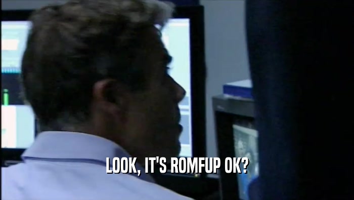 LOOK, IT'S ROMFUP OK?  