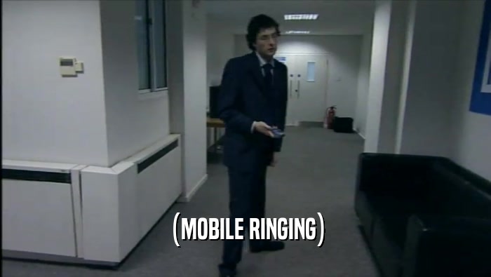(MOBILE RINGING)  