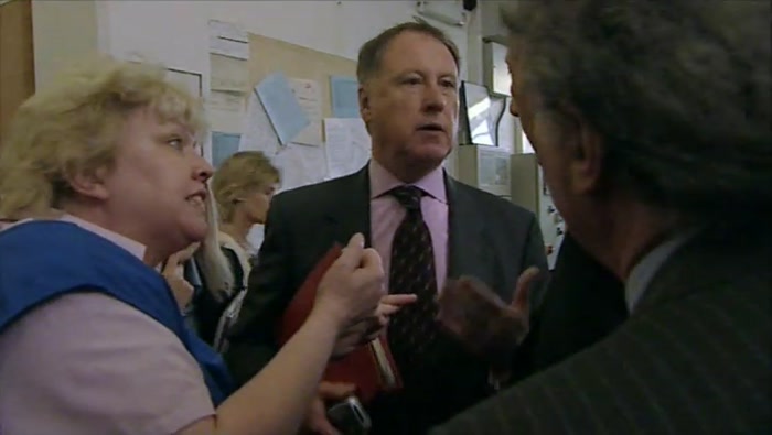 THERE ARE TWO QUALIFIED NURSES OUT OF ALL THOSE CARE ASSISTANTS. 
