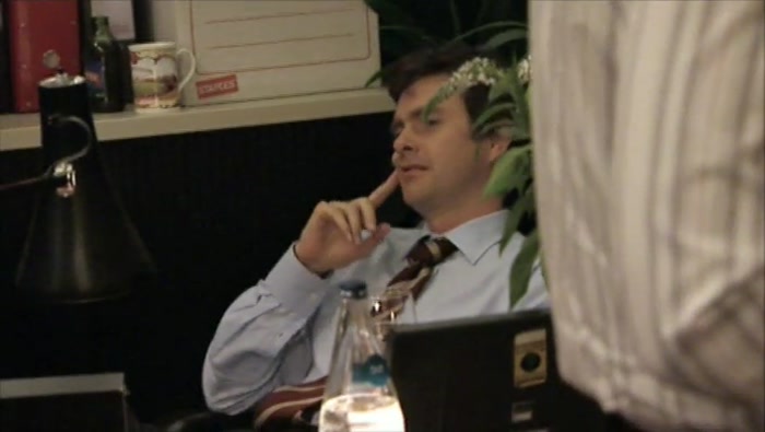 I THINK I'VE GOT A TOUCH OF THE BRAIN TUMOURS, AS WELL. NOT MUCH OF A FUCKING SOLDIER, IS HE? 