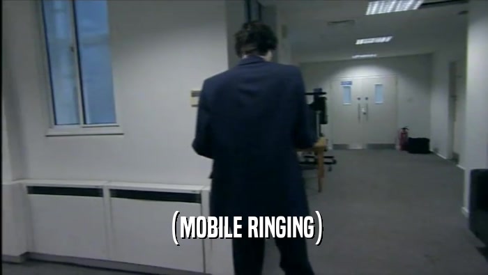 (MOBILE RINGING)  