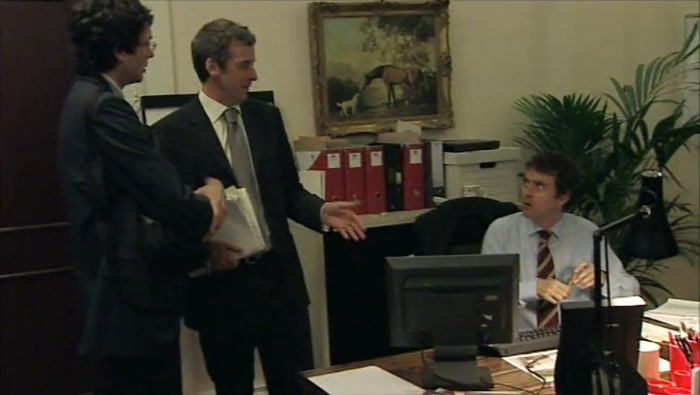 TECHNICALLY, YOU SHOULDN'T BE DOING THIS HERE, BUT THE MAINFRAME'S NOT HERE, RIGHT? 